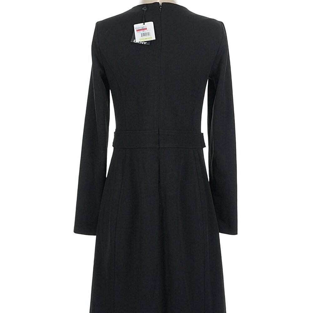 NWT Black Nautical Sailor inspired DKNY Dress, size 4 - Picture 4 of 14
